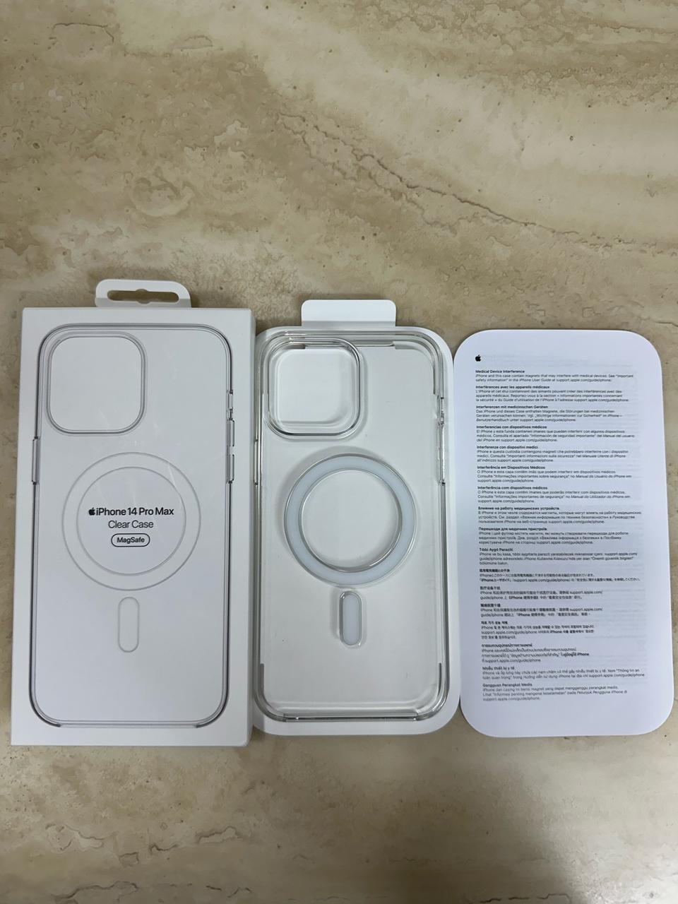 애플정품)아이폰14프로맥스 맥세이프 투명케이스