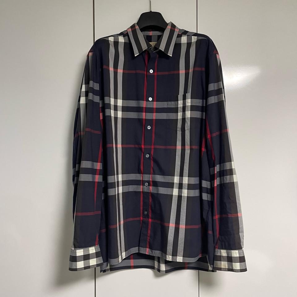 버버리 정품 체크셔츠 백화점