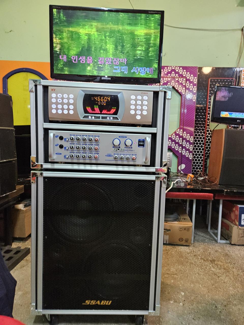 금영 이동식노래방기계