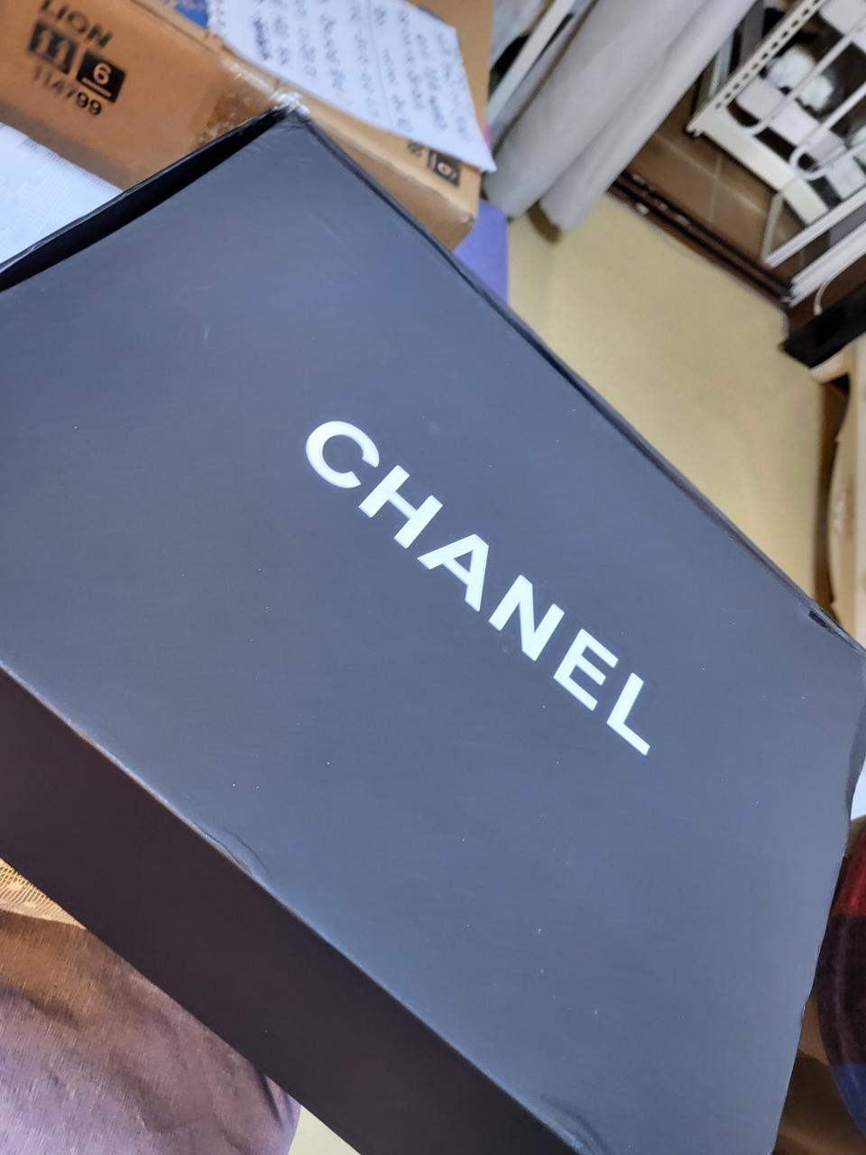 샤넬정품니트부츠