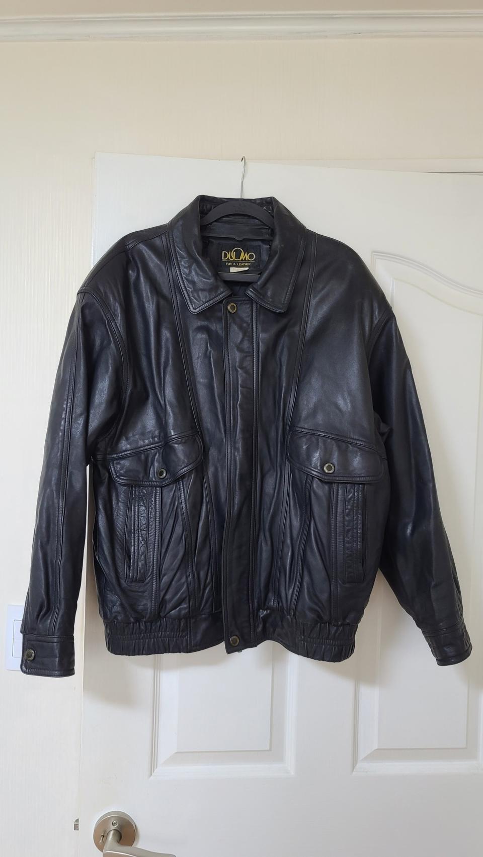 항공가죽자켓 천연양가죽 남자 105사이즈