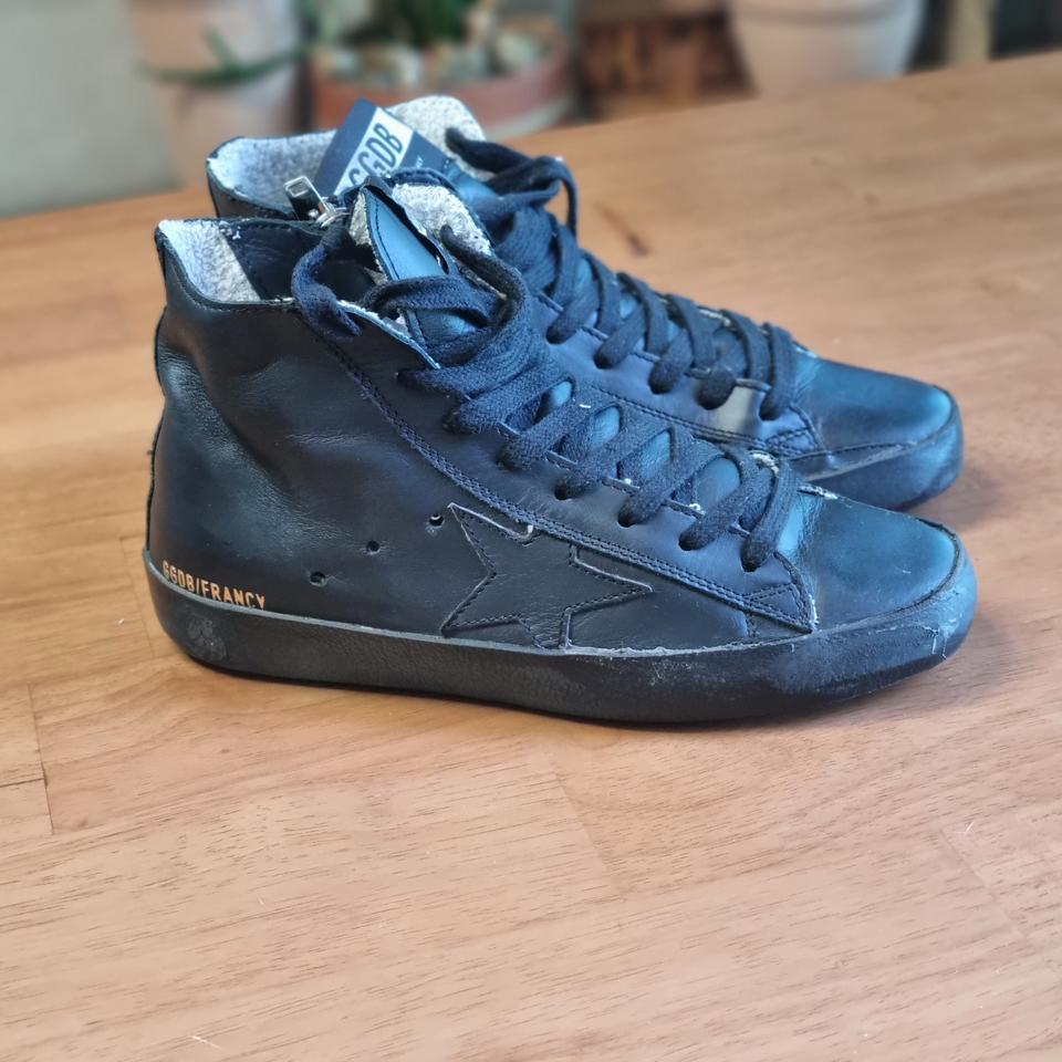 [새상품] 225-230(35)정품 골든구스하이 블랙