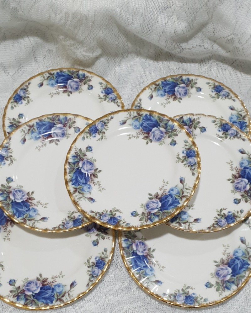 로얄알버트 문라이트로즈 샐러드플레이트