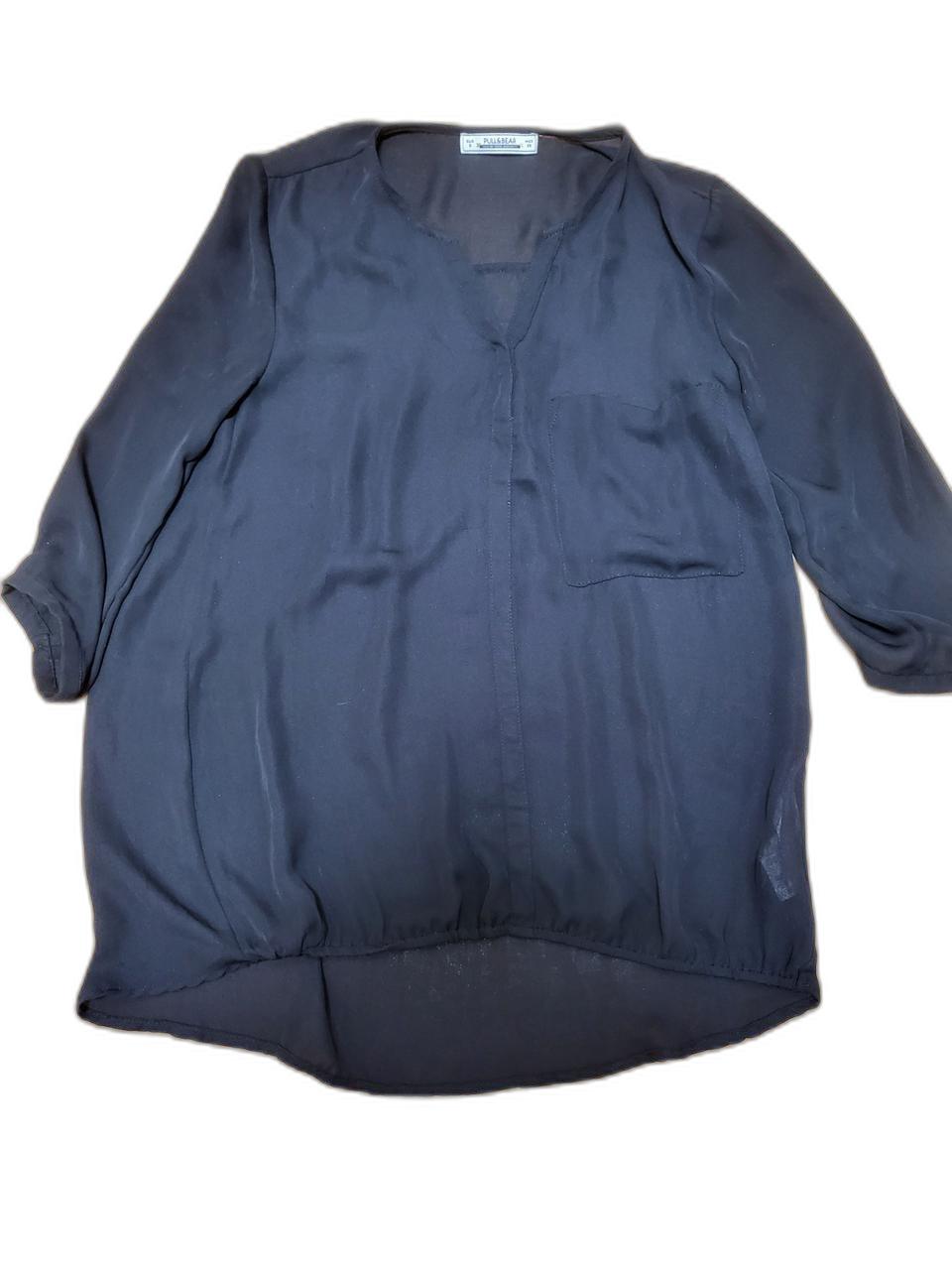 폴앤베어 블랙 블라우스