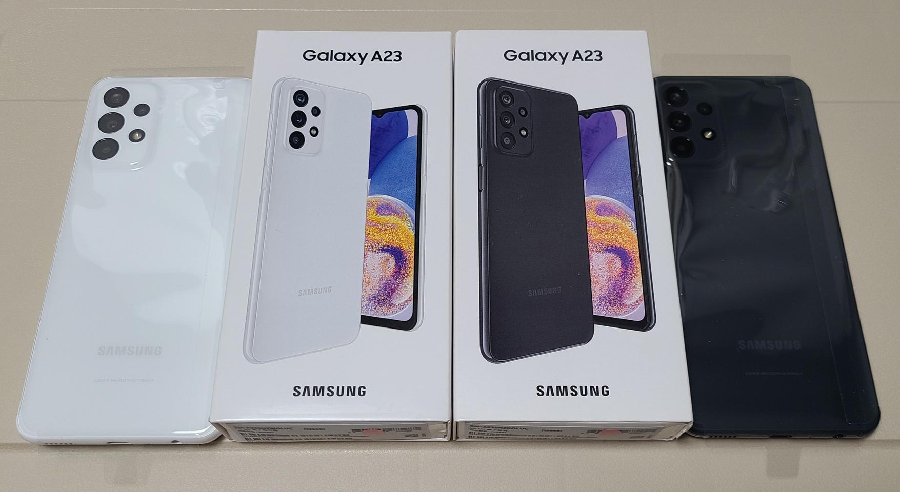 새상품)갤럭시 A235 화이트 블랙 완박