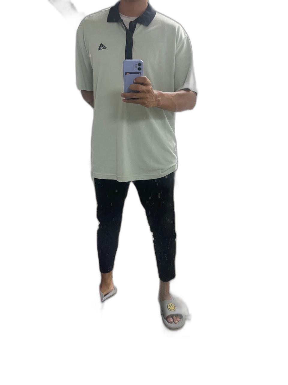 (Adidas) 아디다스 민트 니트 반팔셔츠