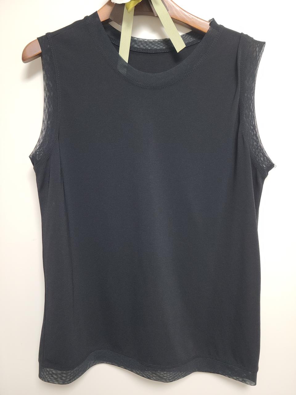 블랙 나시 소매 시스루느낌  66