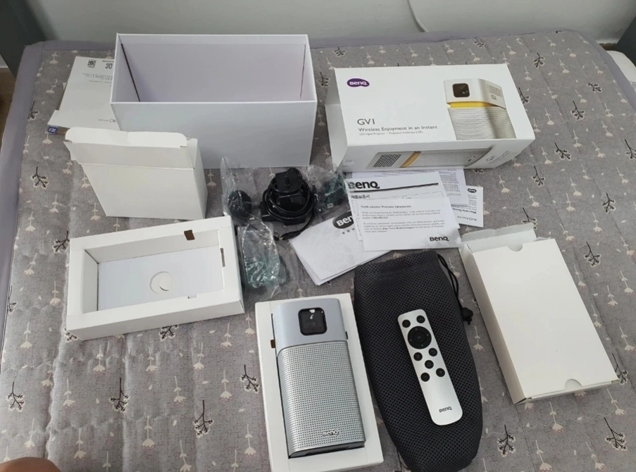 ♥판매중♥ 벤큐GV1 빔프로젝터 (학원/사무실/가정) 와이파이연결
