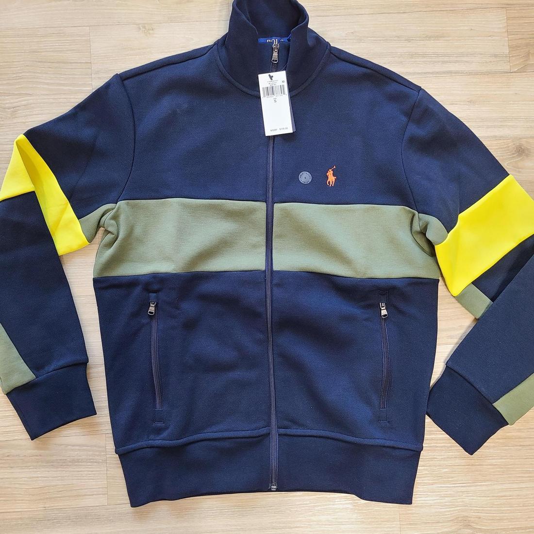 [정품/새상품] 폴로 랄프로렌 더블니트 트랙자켓 S(95)사이즈
