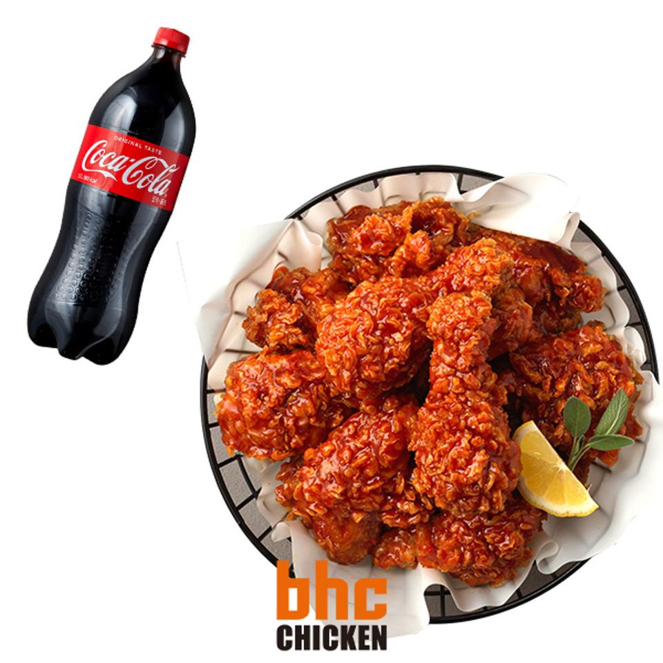 BHC치킨 양념치킨 + 콜라1.25L 기프티콘 판매합니다.