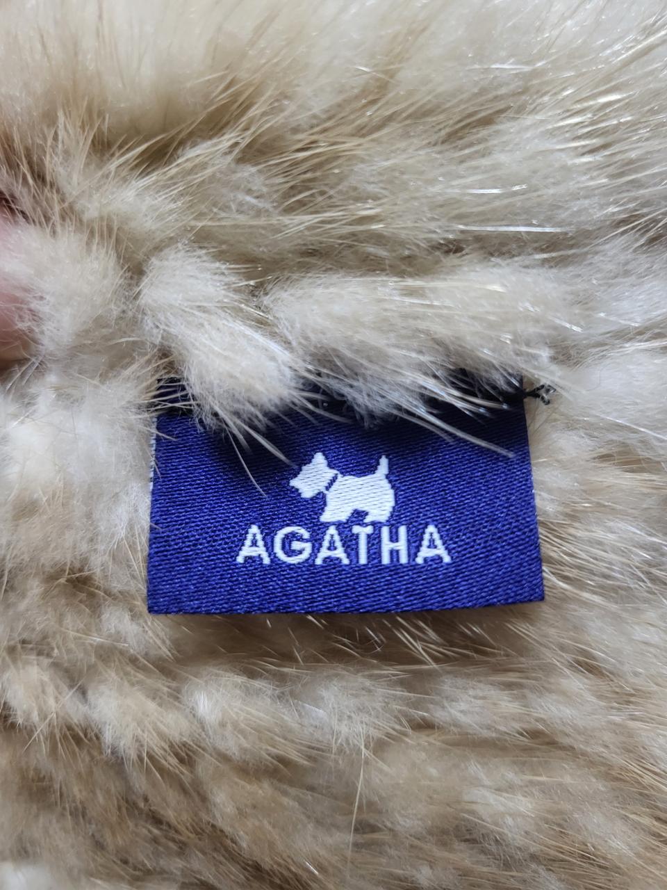 아가타밍크목도리