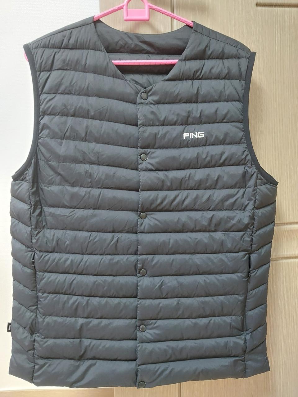 핑 다운조끼 사이즈100