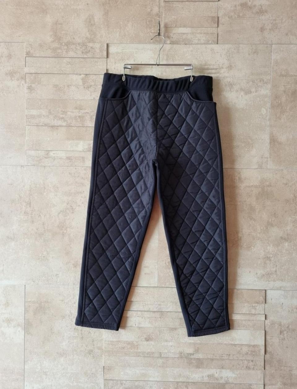 퀼팅 패딩 팬츠