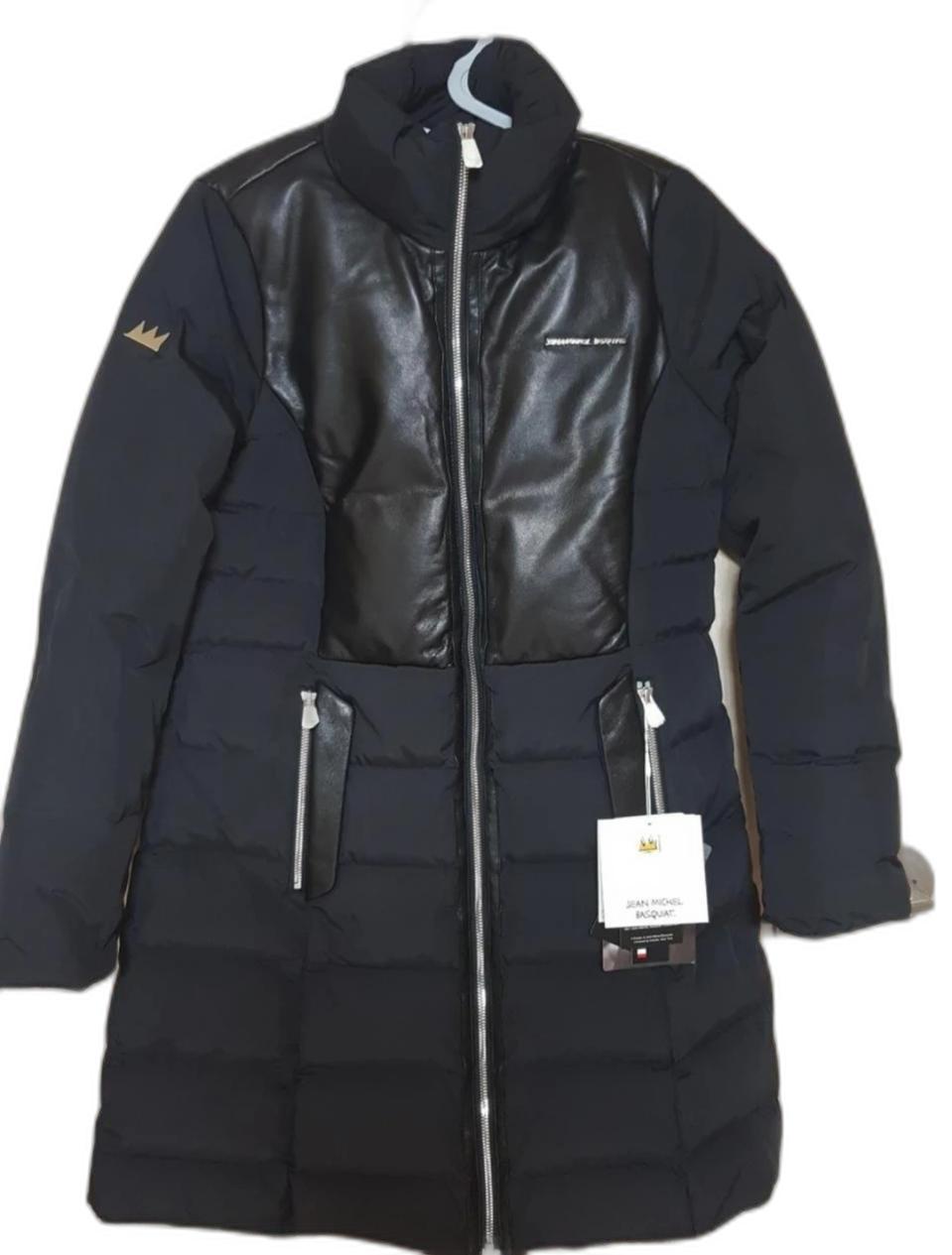 바스키아 가죽다운코트55~66