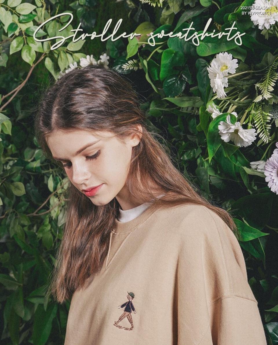 WV Project 스트롤러 맨투맨 베이지 M (새상품)