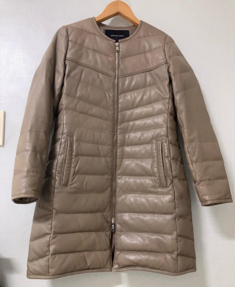[55~66]ANDREW MARC램스킨 구스패딩(48만원대