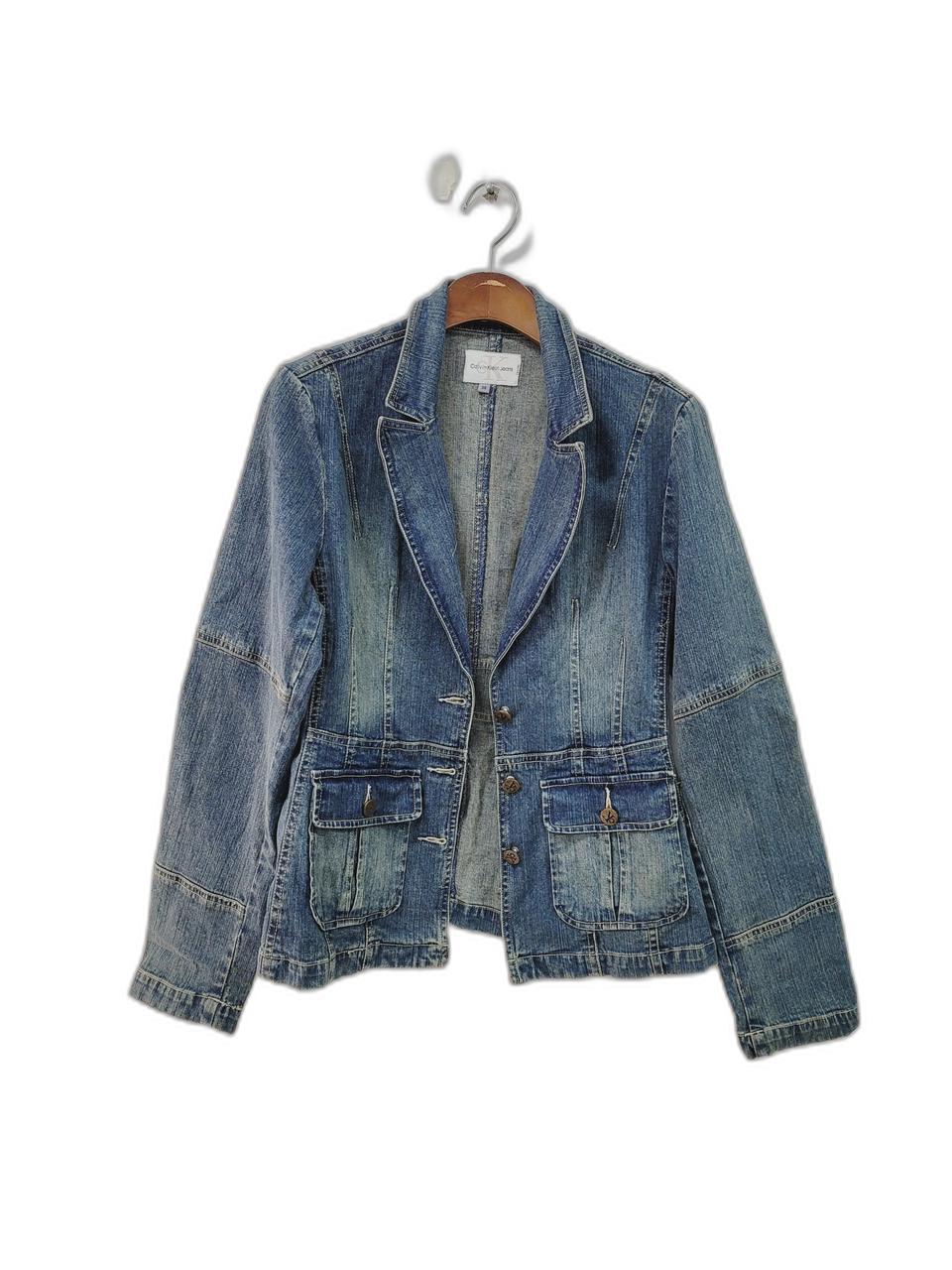 캐빈클캐빈클라인 진 청 데님 자켓