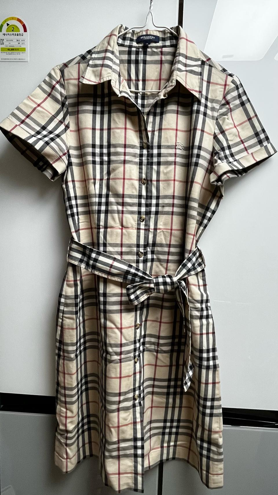 버버리 노바체크 원피스