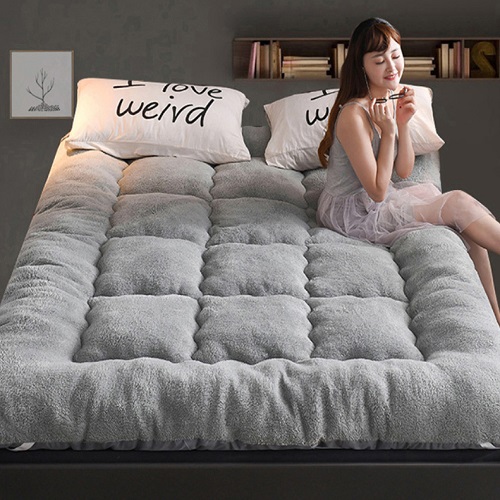 (새상품) 겨울 자가발열매트 양털 침대토퍼 침대매트 극세사매트 차박 캠핑