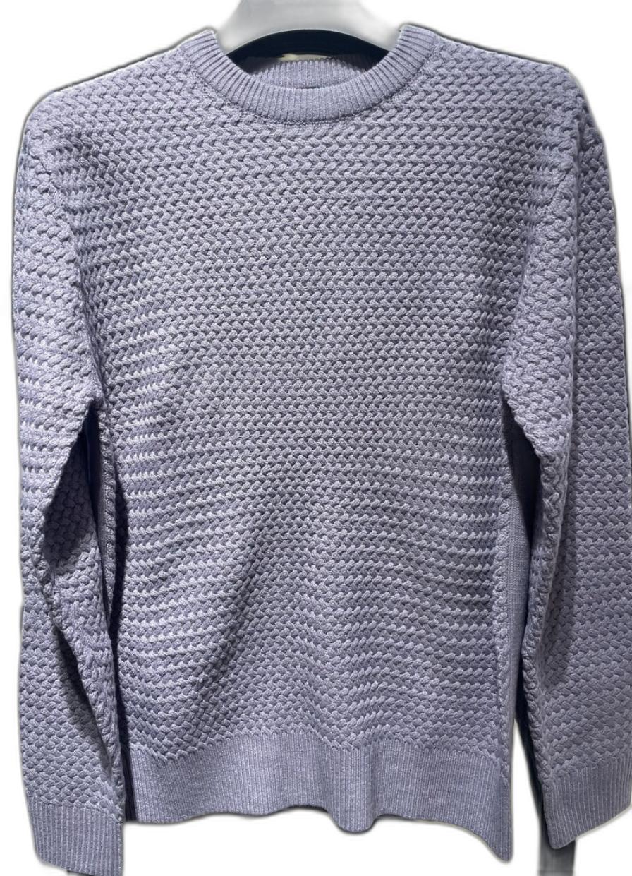 닉스 남성 세미오버핏 라운드니트