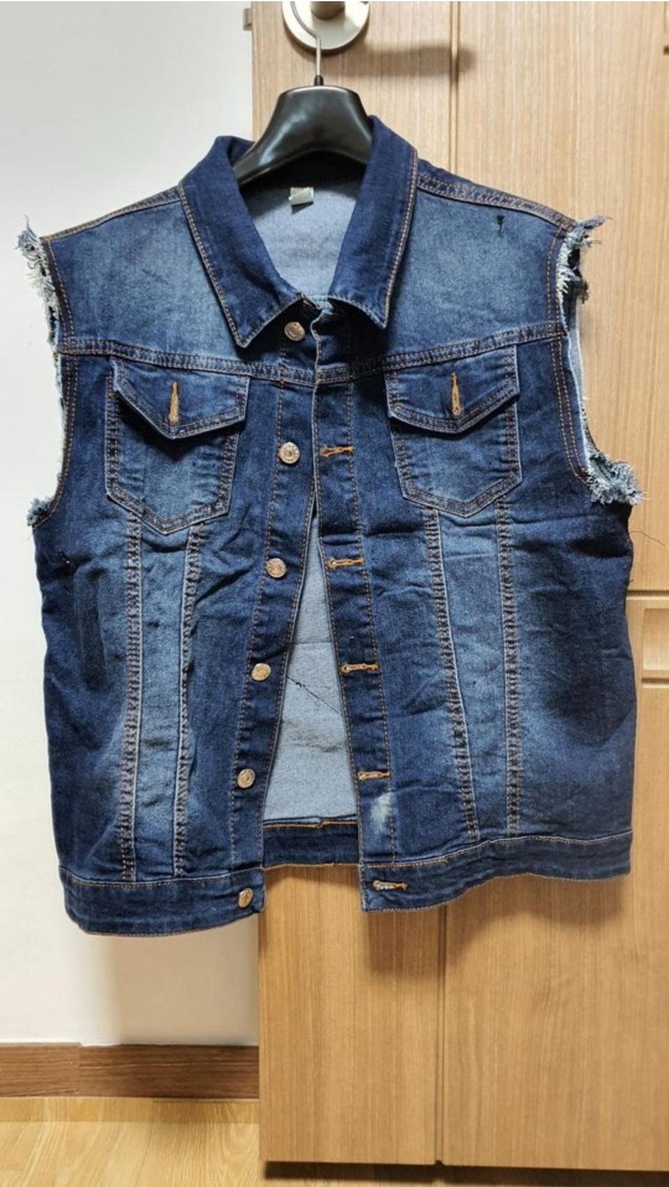 남녀용 패션 유행 청조끼