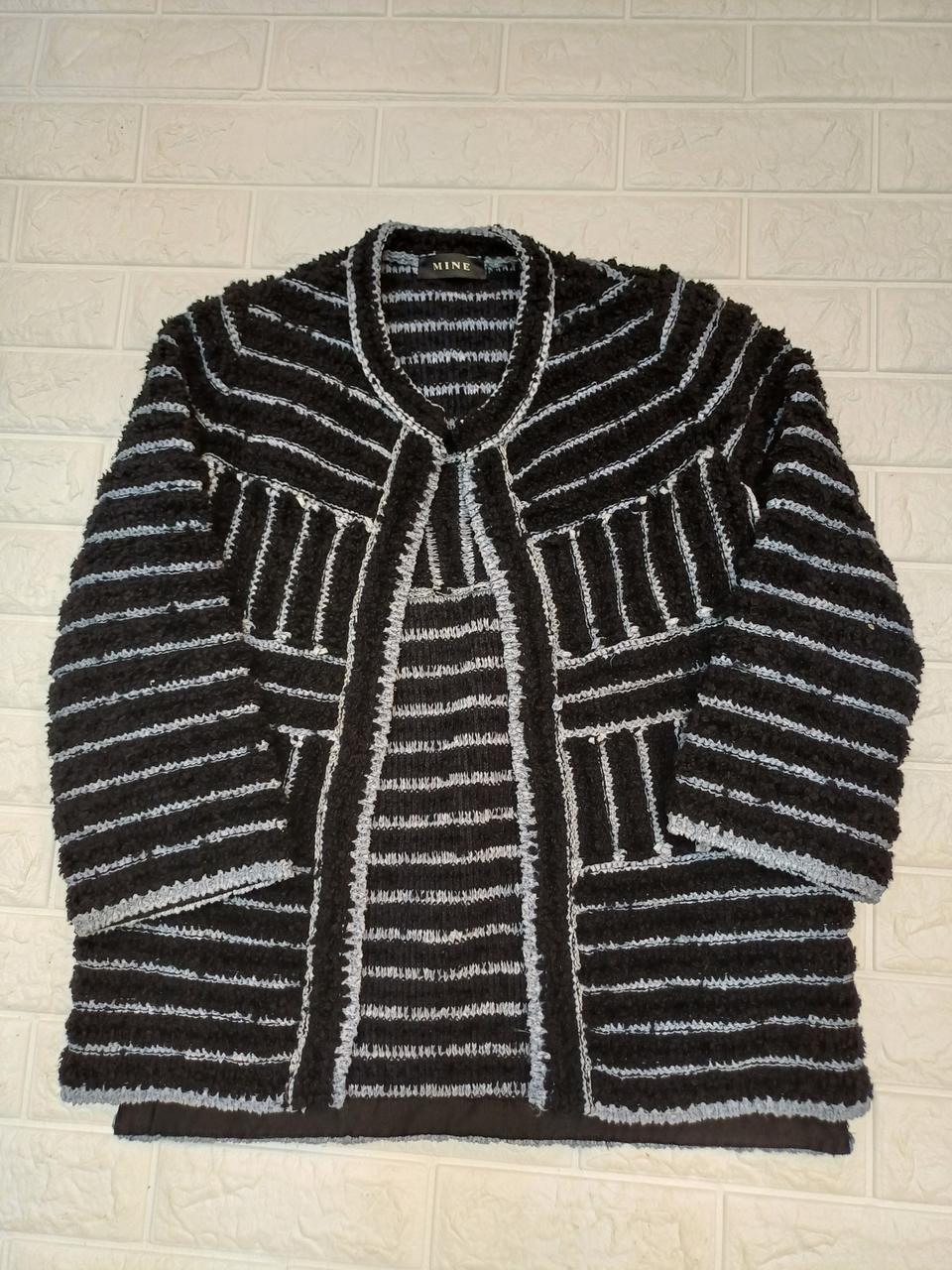 한섬 마인 트위드가디건55사이즈