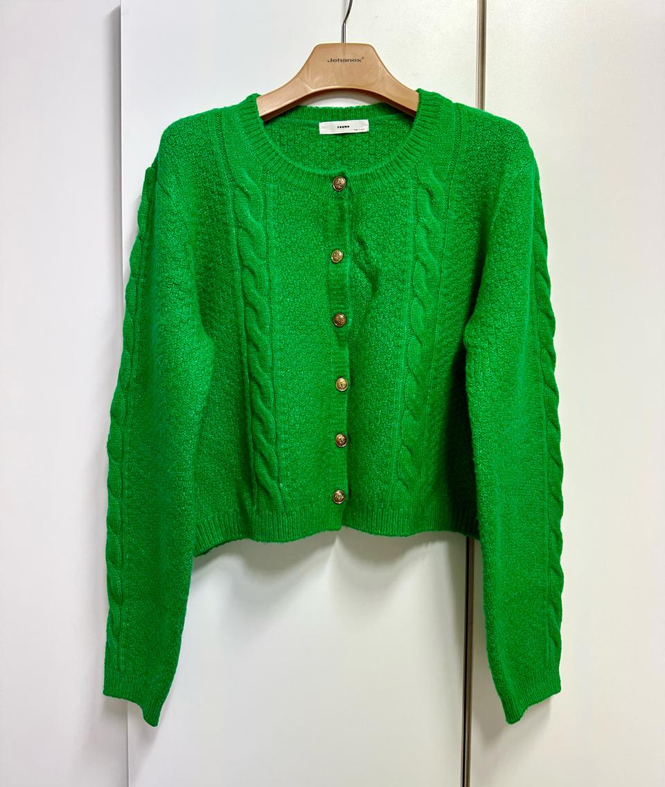 나무그림 크롭 가디건 니트 size.free ( 반택포)