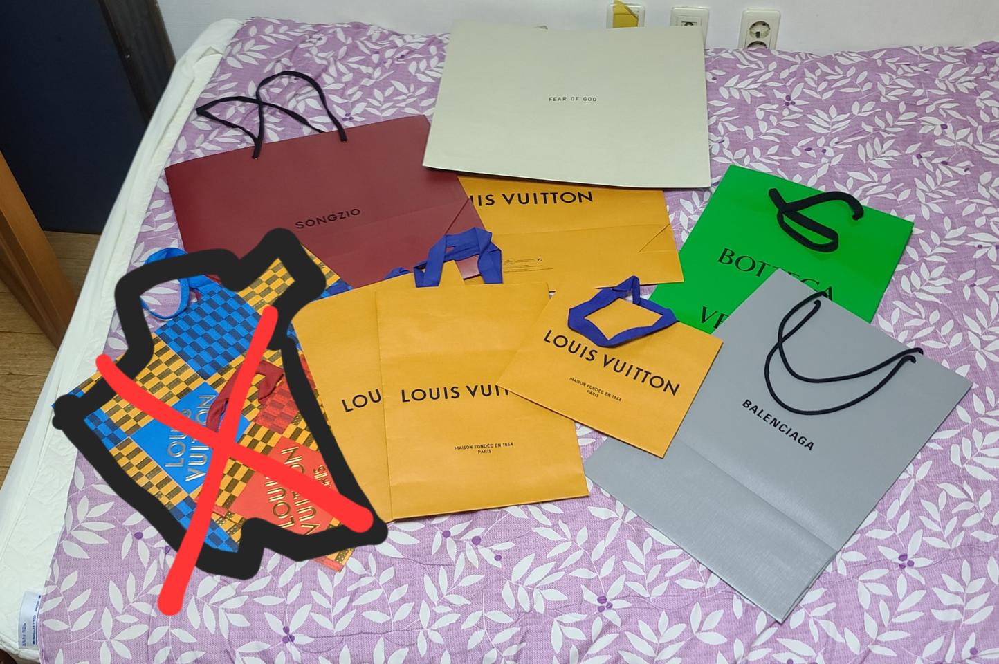 [무료배송] 명품 쇼핑백 모음