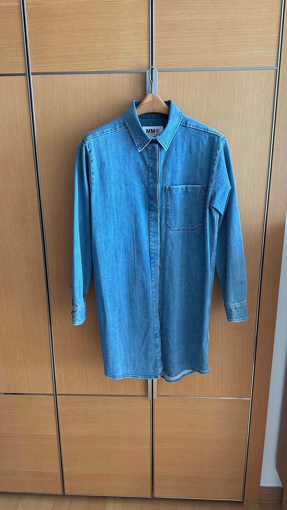 메종 마르지엘라 MM6 남방 셔츠형 자켓 아우터 정식정품 새상품급