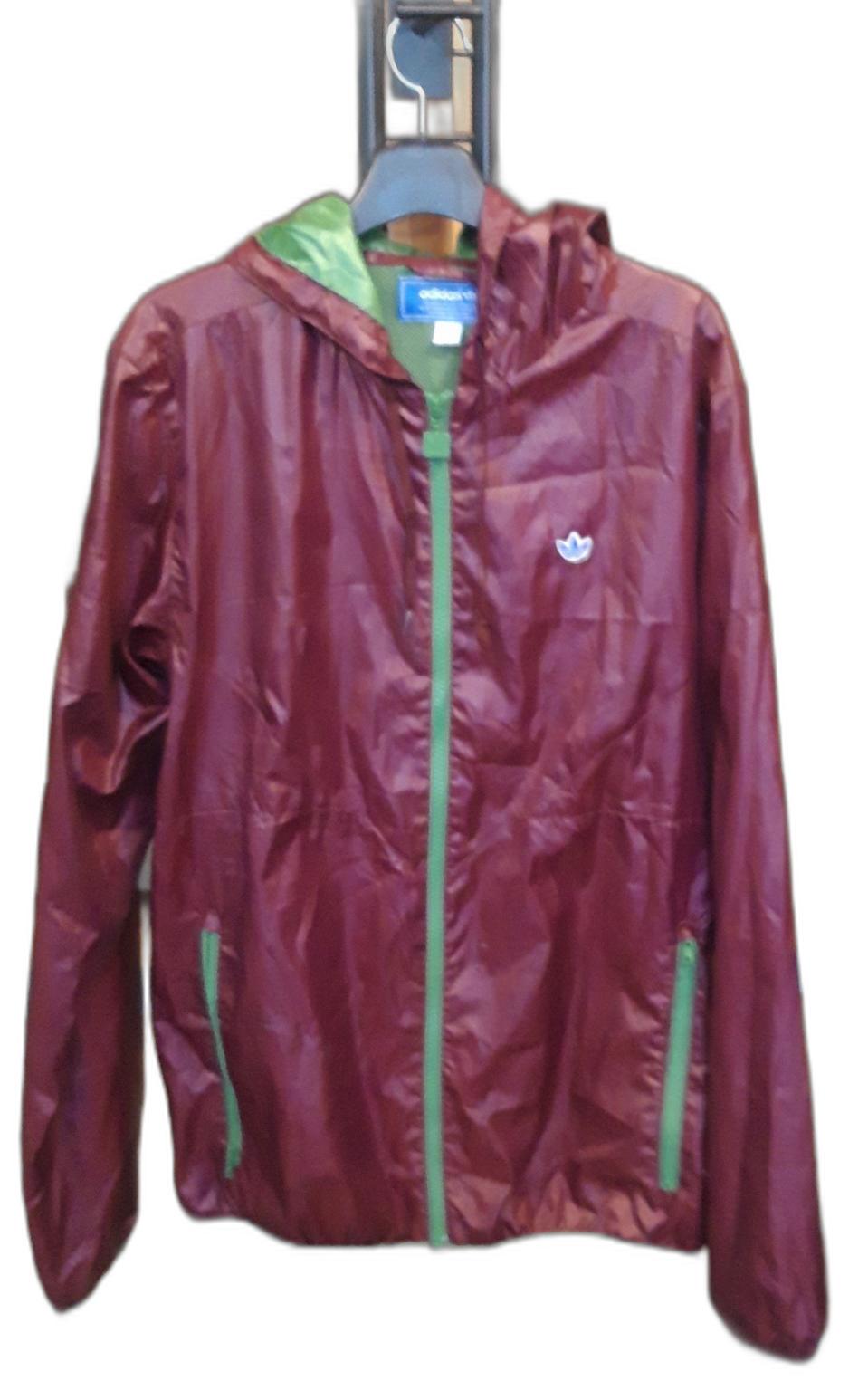 아디다스 희귀 대장 버건디 바람막이져지