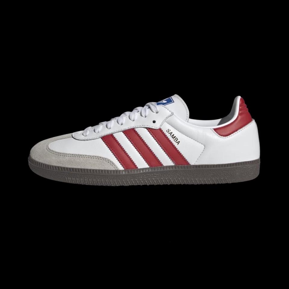 (공홈정품 235) 아디다스 삼바 OG 화이트 레드 IG1025