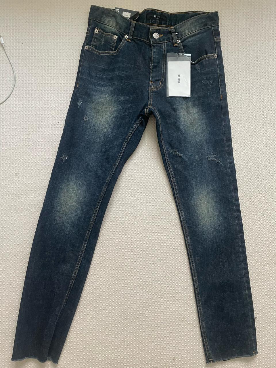 BRIDGE 진청 스키니진 새상품