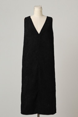 (새제품)블랙 코튜로이 원피스