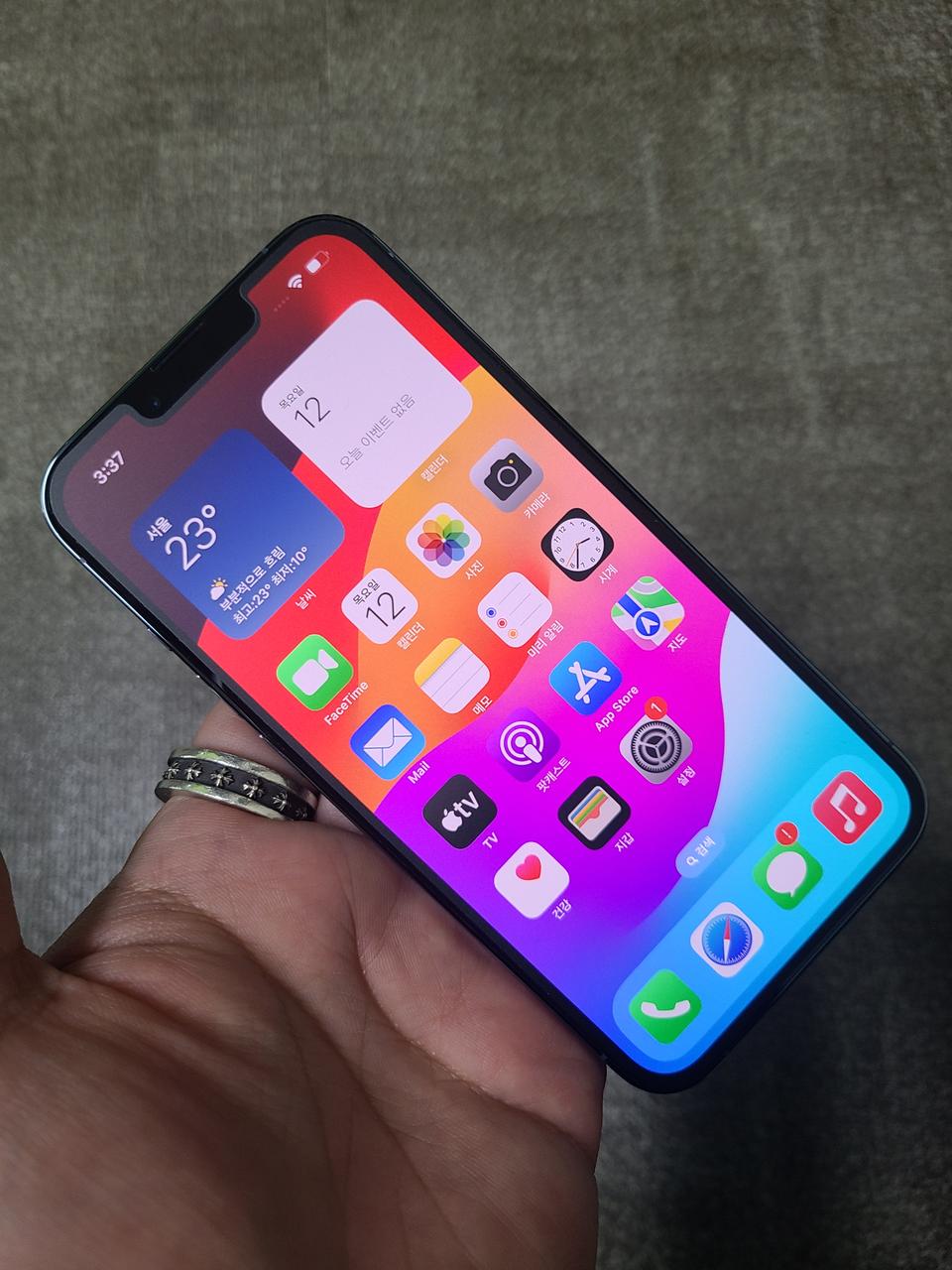 아이폰13프로 128G 시에라블루 상태S 애플케이 자급제 싸게팜 77만원