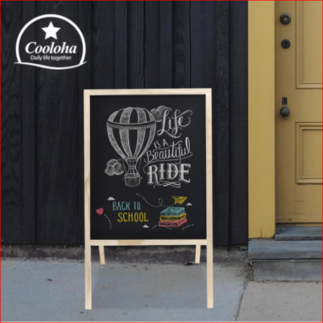 ⛔[무료배송] 쿨로하 양면 이젤 보드판 풀세트 식당 카페 아이방 입간판