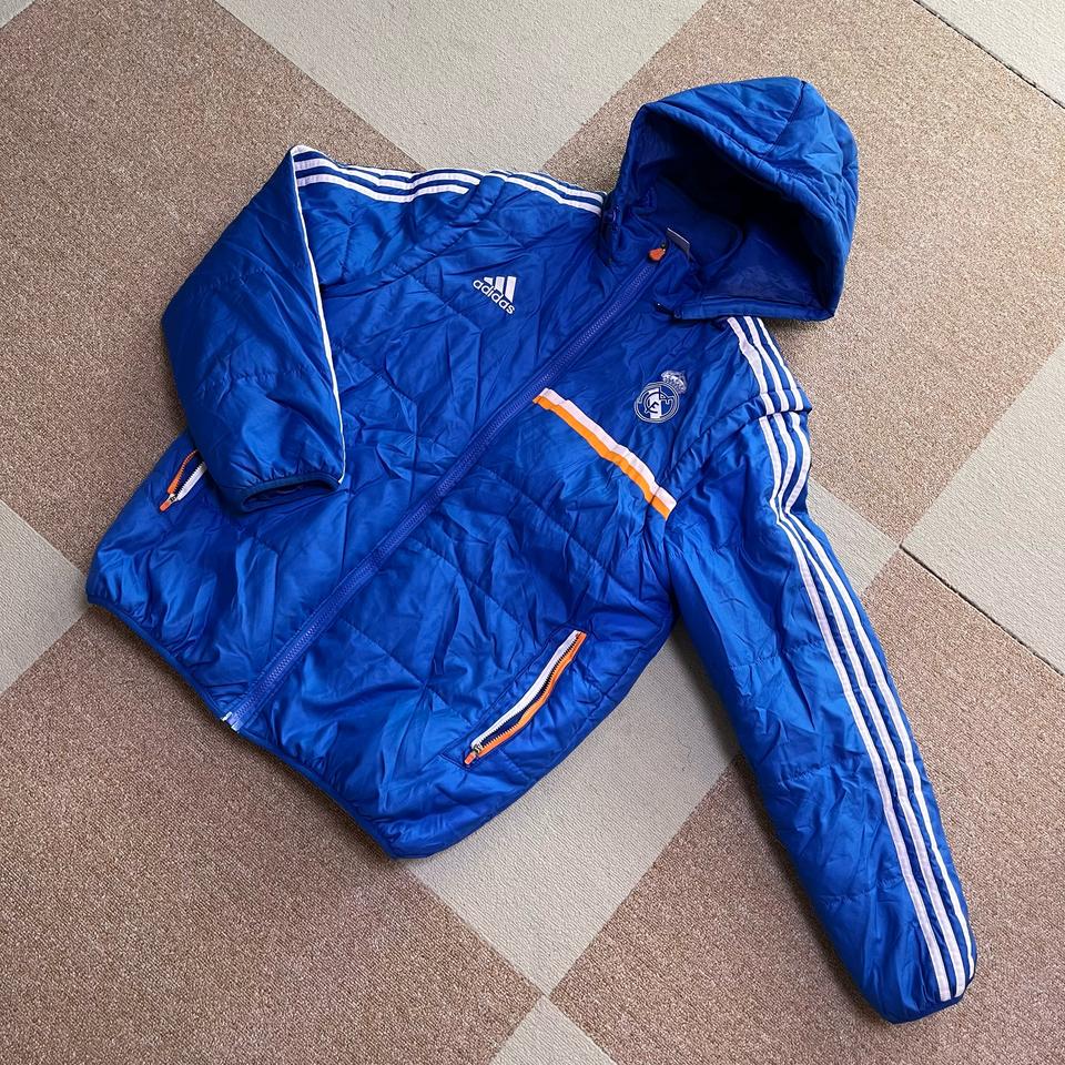 아디다스 레알마드리드 누빔 바람막이 조끼 XL