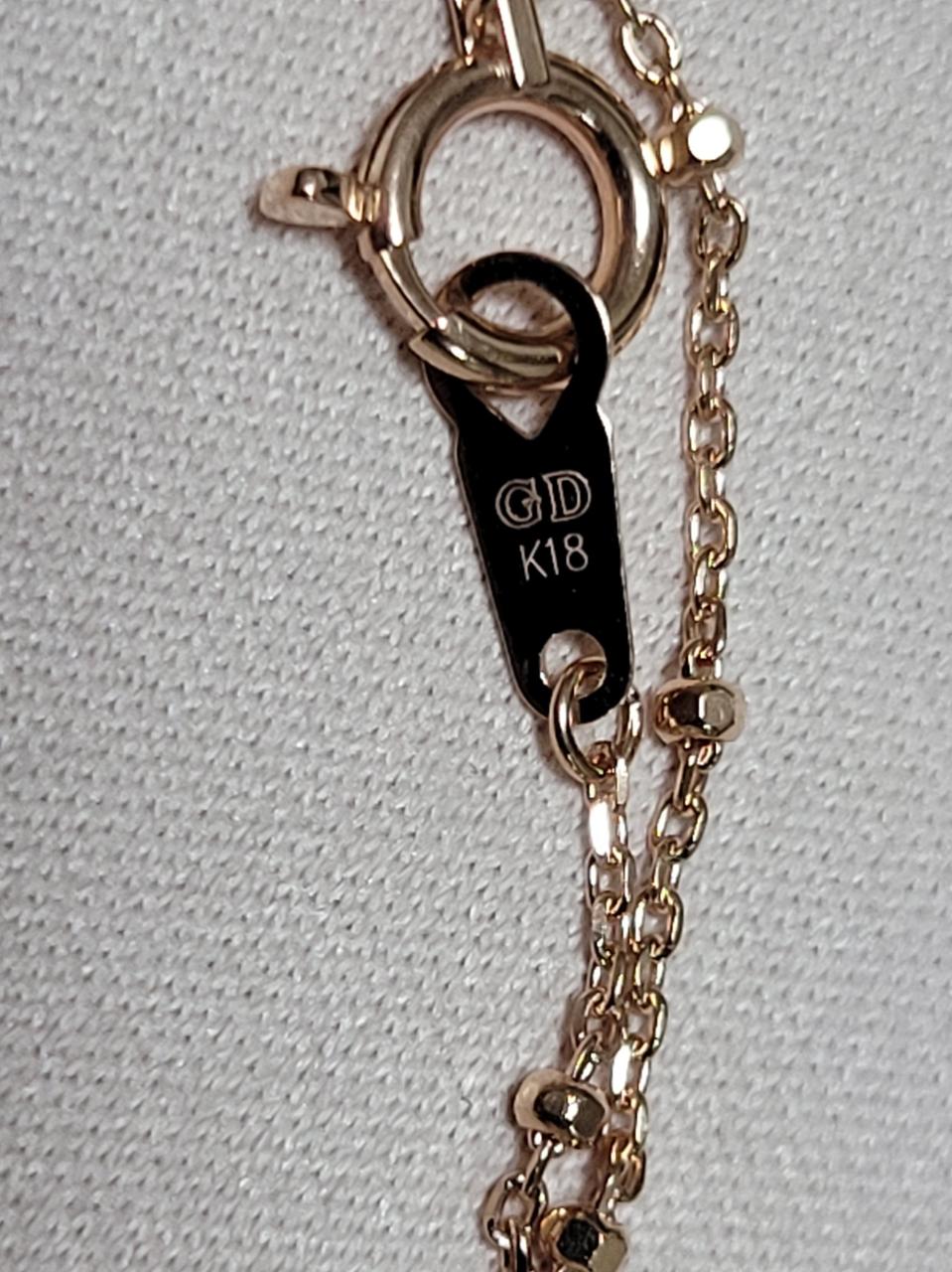 골든듀 18k 팝콘 33인치 체인