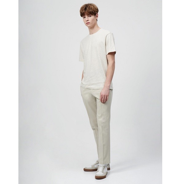 지오다노 남성 사방스판 펜슬핏 면팬츠