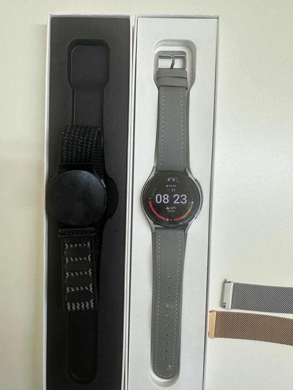 삼성 갤럭시워치 4 40mm wifi 블랙,화이트 2개 일괄