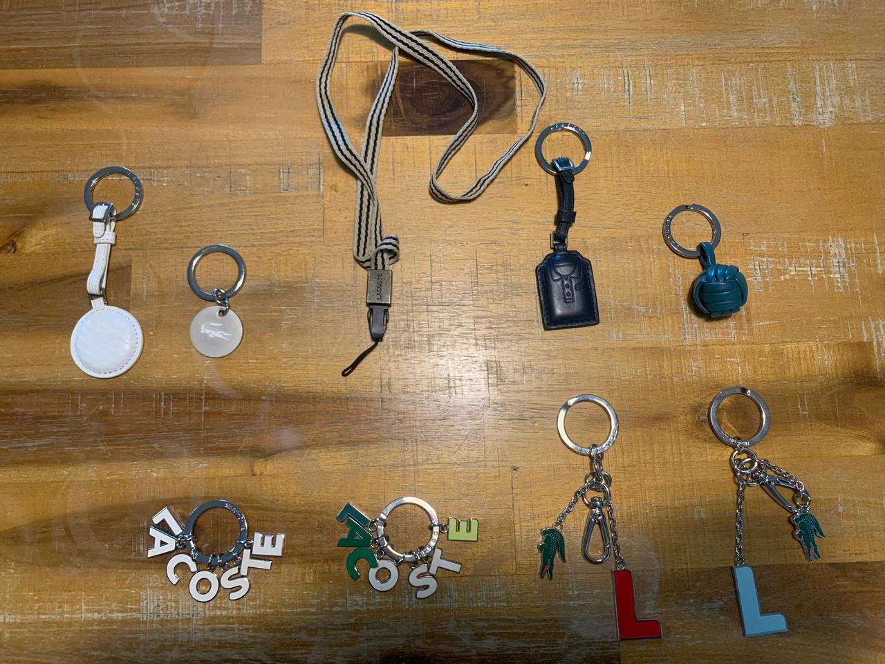 프랑스구매 라코스테 열쇠고리 키링
