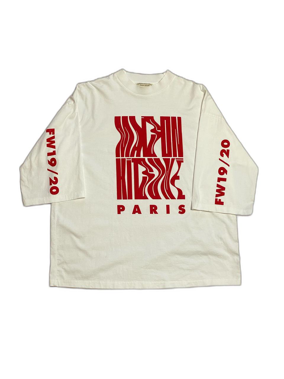 메종키츠네 Maison Kitsune 웨이비 오버 티셔츠 M