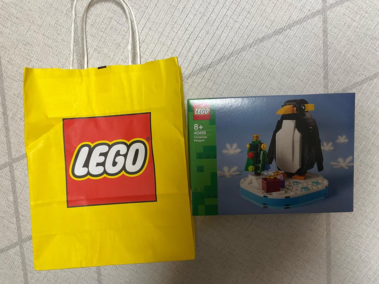 레고 40498 브릭헤즈 크리스마스 펭귄