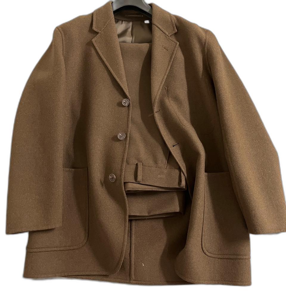 유니클로U 21FW 다크브라운 셋업