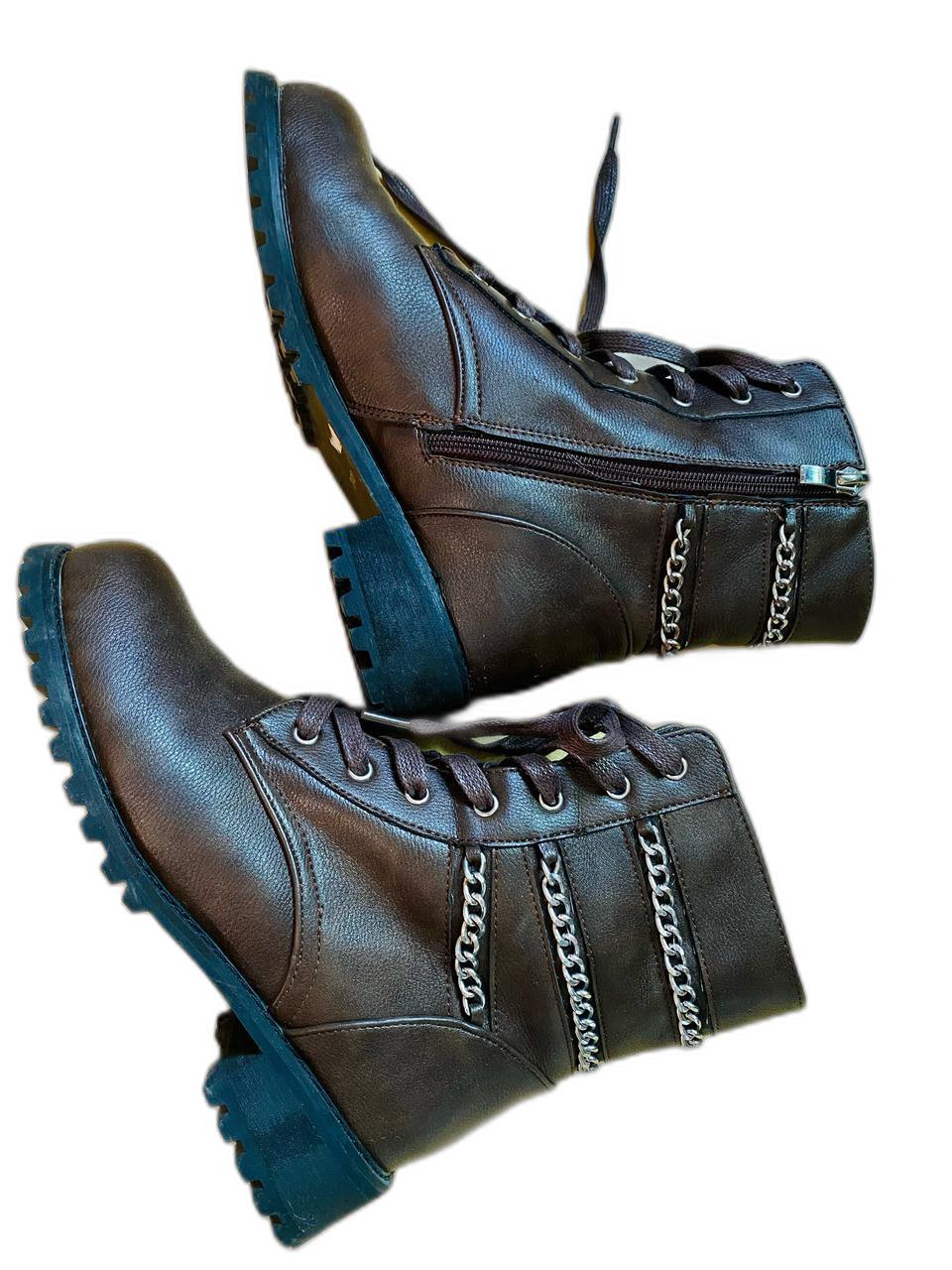 헨리메인 기모 앵클부츠