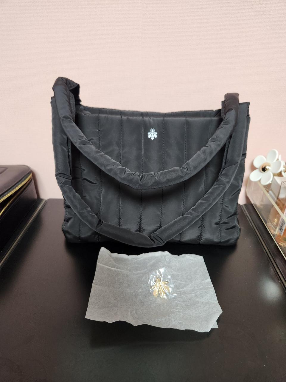 정품 겔랑 오키드 패딩 숄더백&브로치
