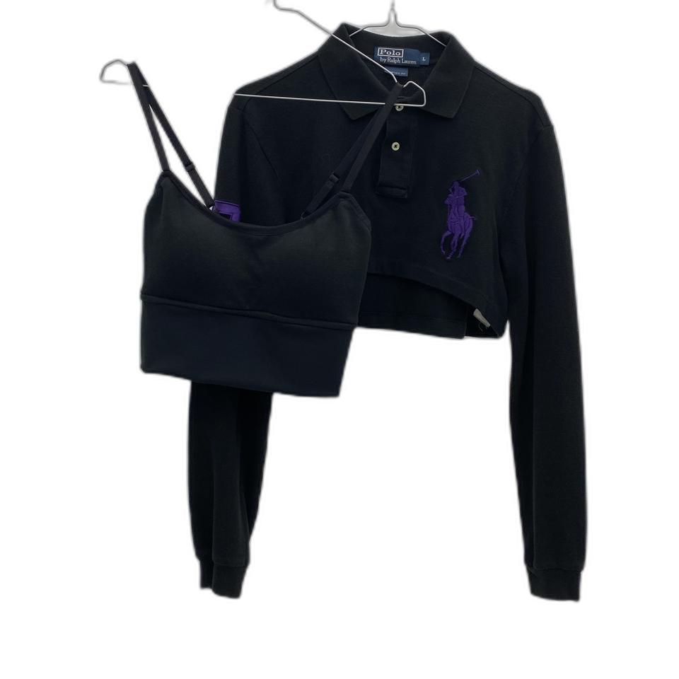 폴로 랄프로렌 커스텀 크롭 브라탑 세트