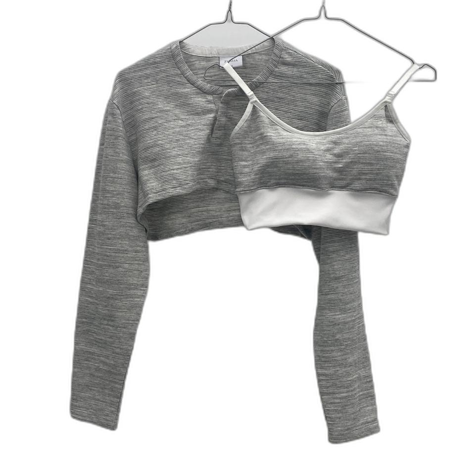 지오지아 커스텀 크롭 브라탑 세트