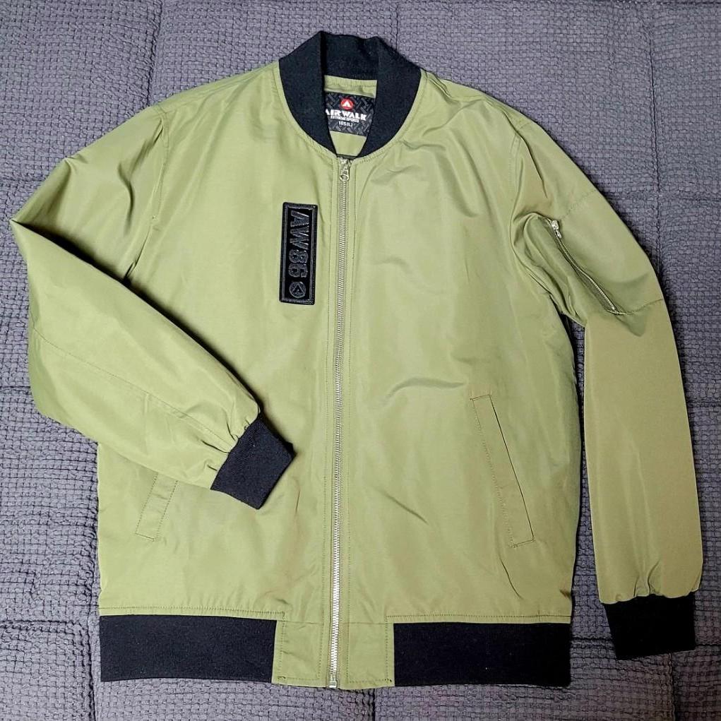 [에어워크] 카키 춘추 점퍼 L