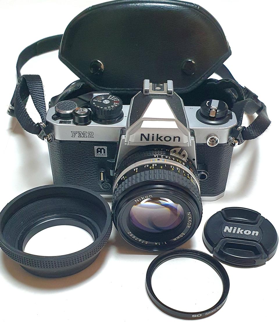 NIKON 수동필름카메라 fm2와 1.4 표준렌즈