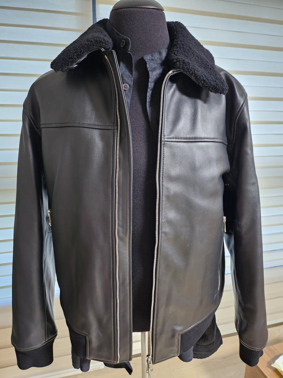 띠어리 해리슨 가죽 자켓 무스탕 L 사이즈